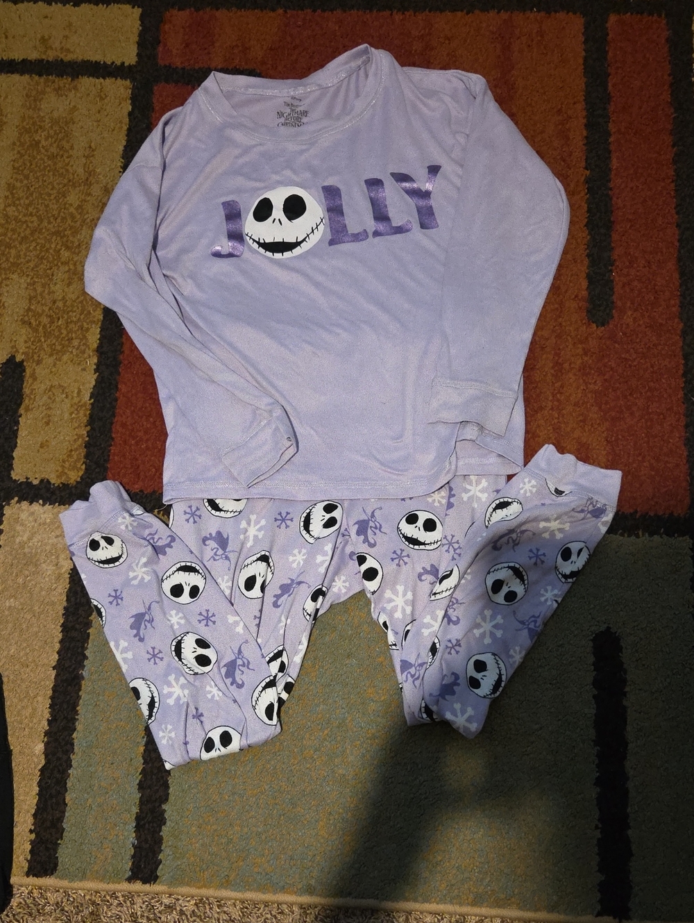 Nightmare Before Chriatmas Sleepwear Set Womens Small